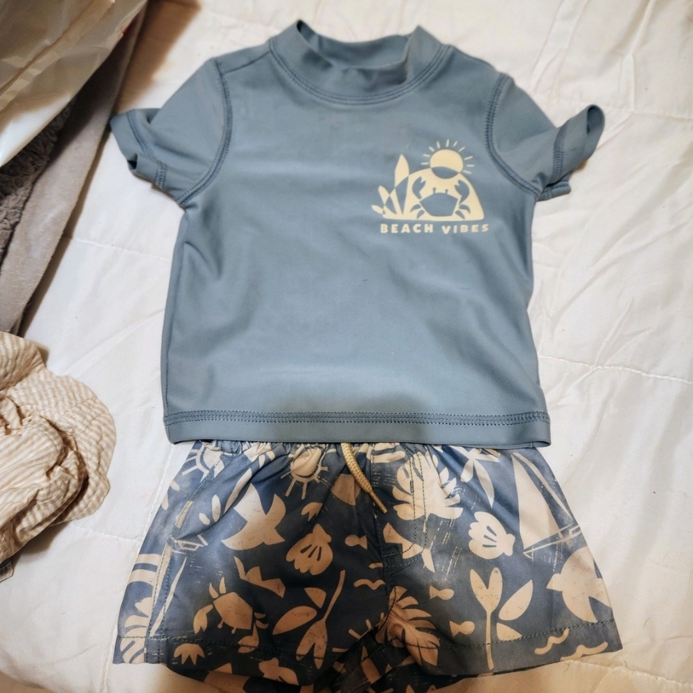 Carter's Blue Beach Vibes Shirt